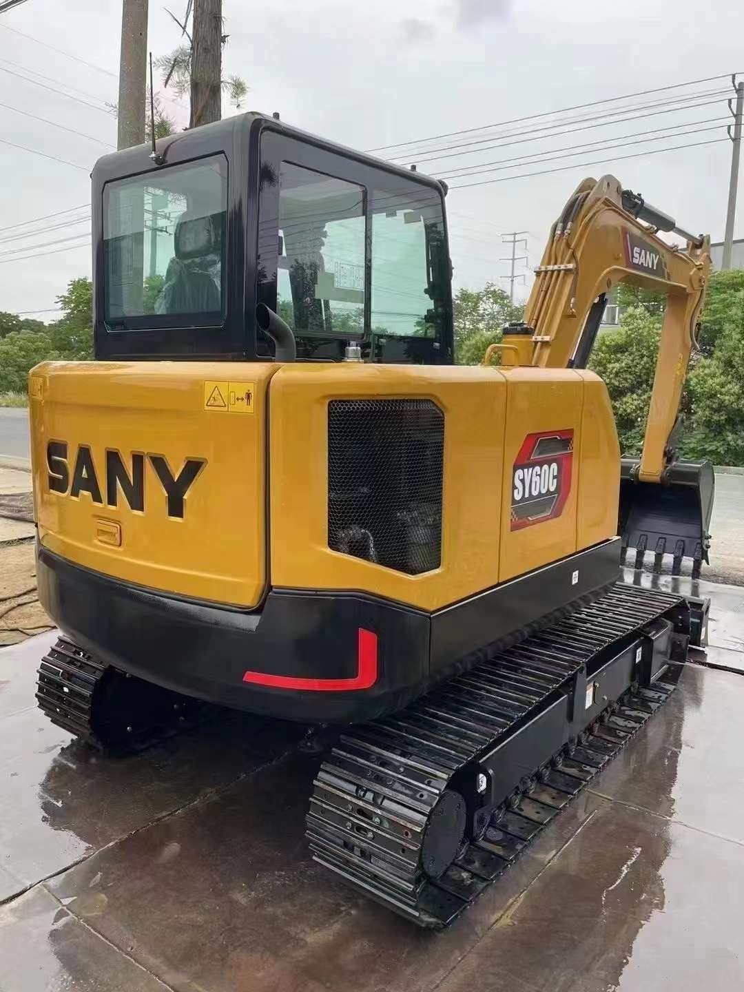 90% New Second Hand China Construction Machine 5T Mini Digger Used Sany SY60C-10 Crawler Excavator For Sale