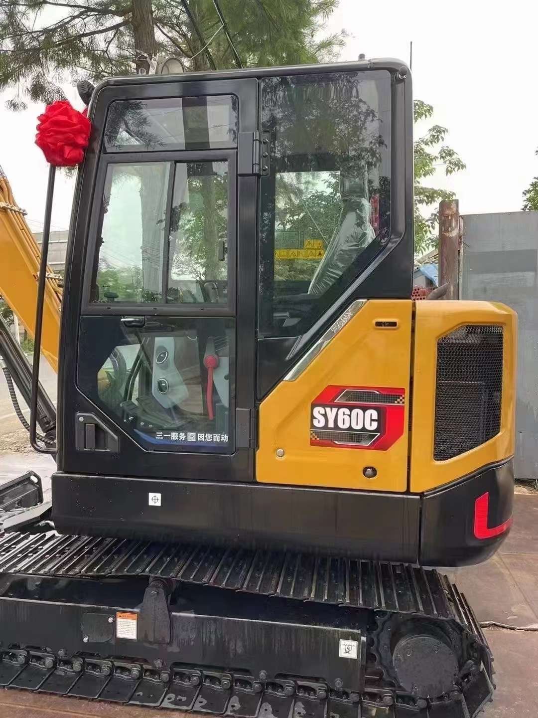 90% New Second Hand China Construction Machine 5T Mini Digger Used Sany SY60C-10 Crawler Excavator For Sale