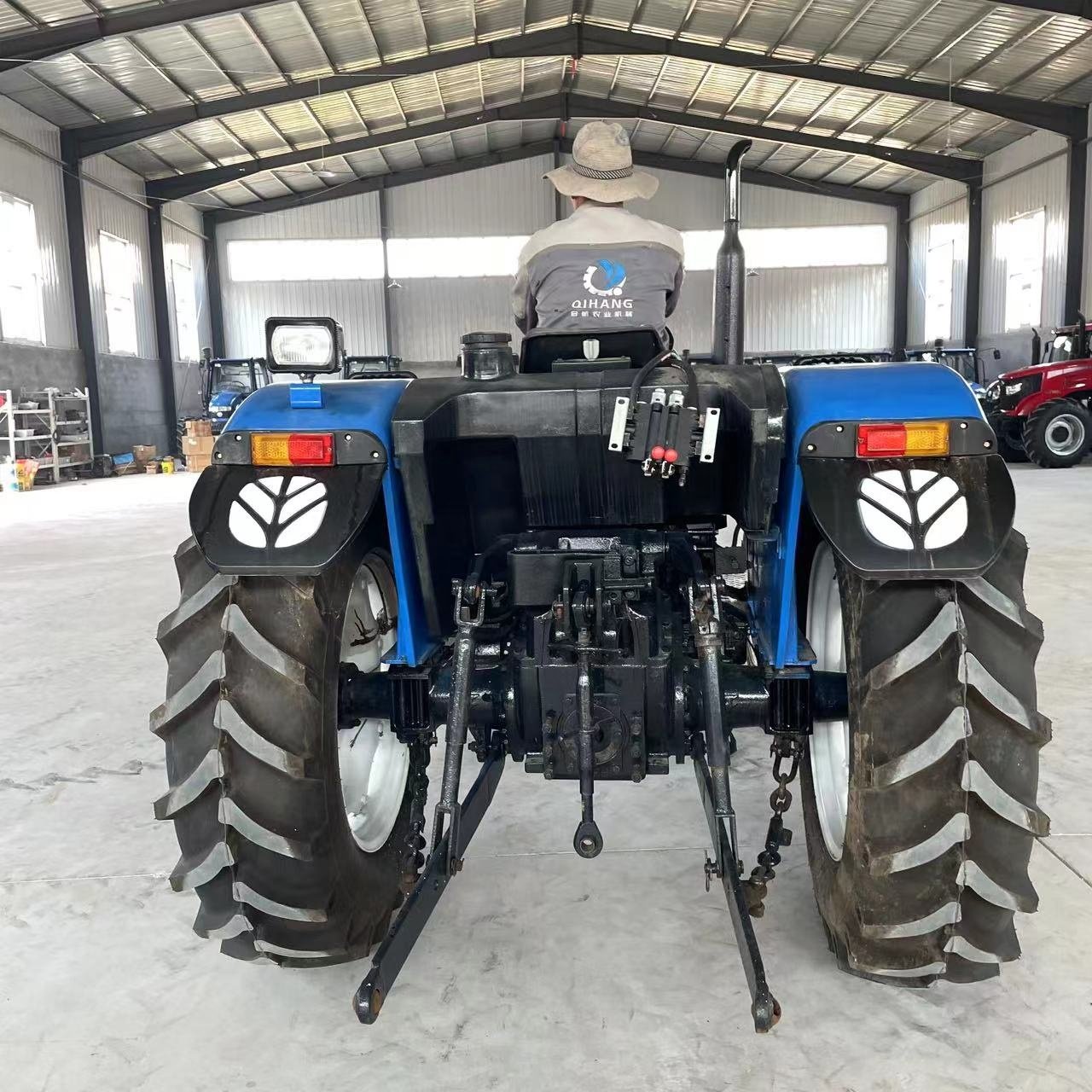 Used/second Hand Farm Wheel Tractors New Holland 4x4wd Agricultural Machinery Front End Loader Td5 Tt75 Low Cheap