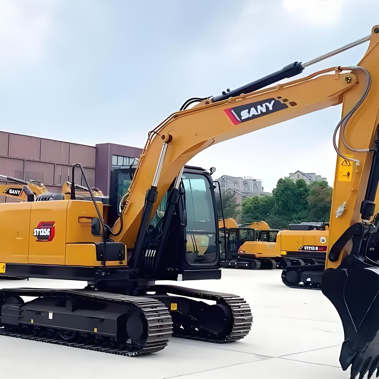 Practical Used Sany SY135 Excavator for Building Construction Economically Priced and Reliable Machinery