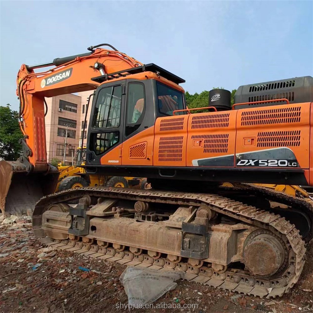 Used Doosan Digger DX520LC Good Condition Hydraulic Crawler Excavator for Sale