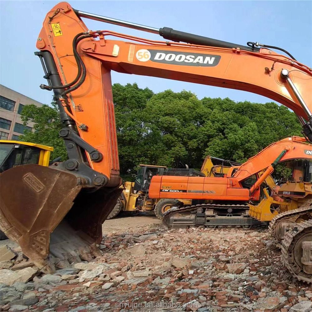 Used Doosan Digger DX520LC Good Condition Hydraulic Crawler Excavator for Sale
