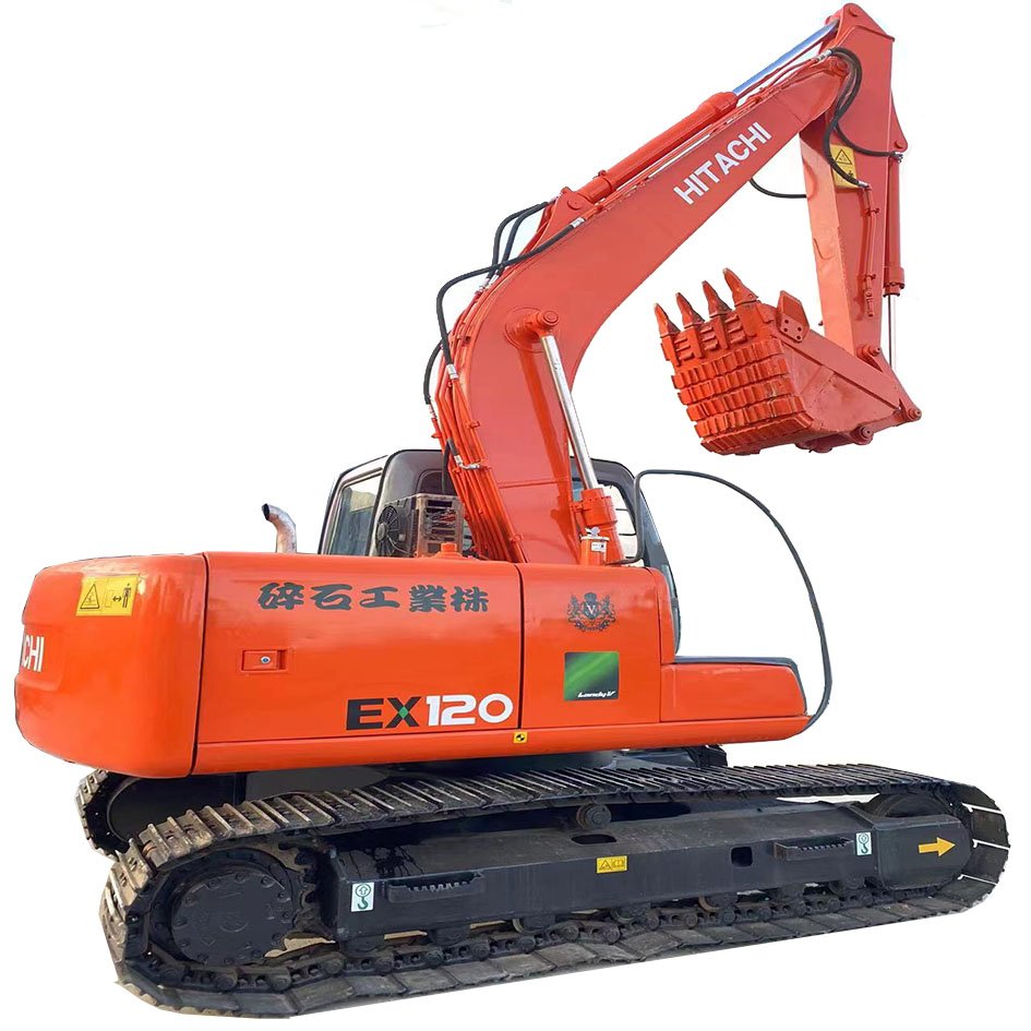 Second hand HITACHI EX120-5 excavator stable and durable engineering machine Japan imported Multifunctional excavator
