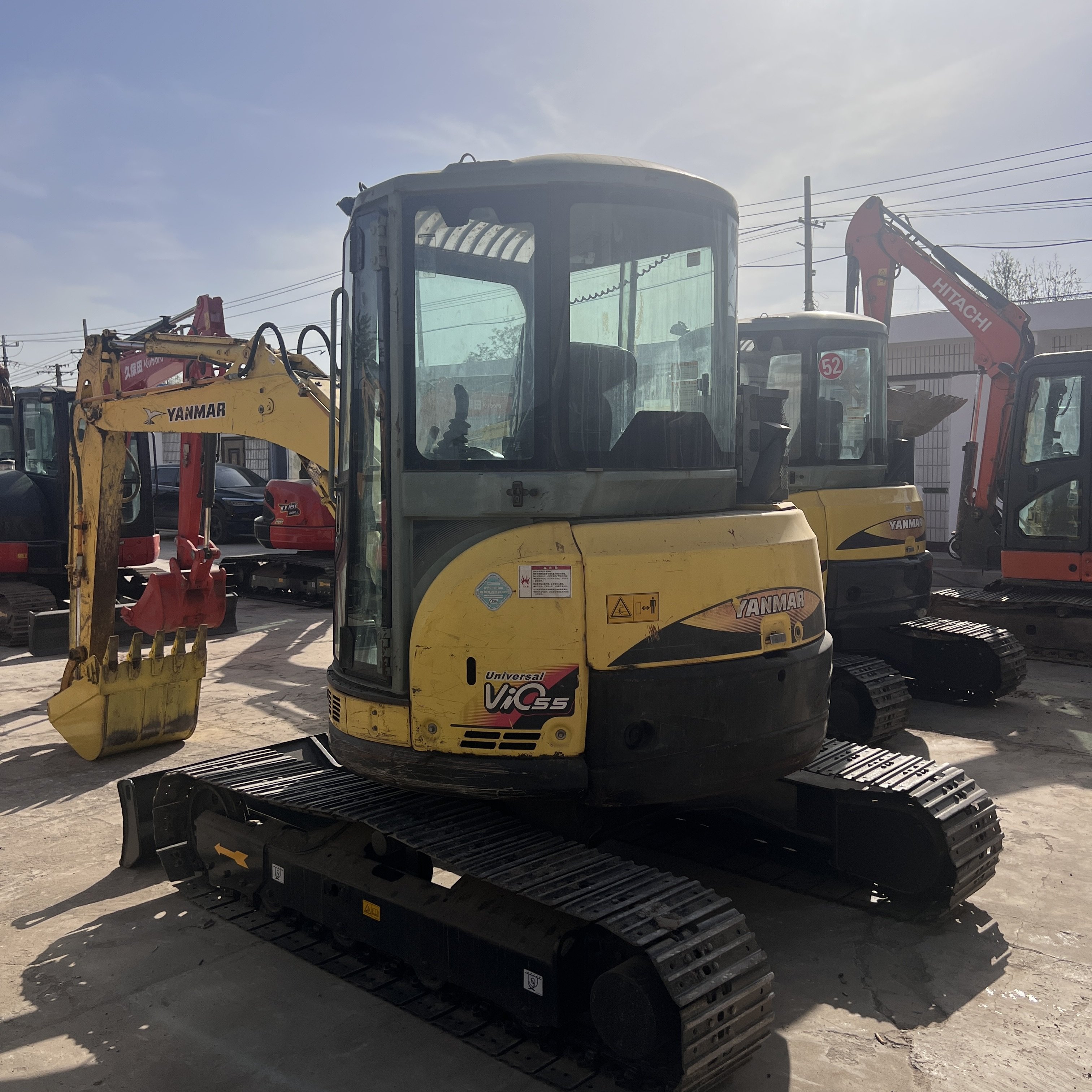 Japanese Mini excavator Yanmar 55 Vio55 Vio50 Vio40 5 ton mini excavator to use for sale yanmar vio55b used yanmar excavator