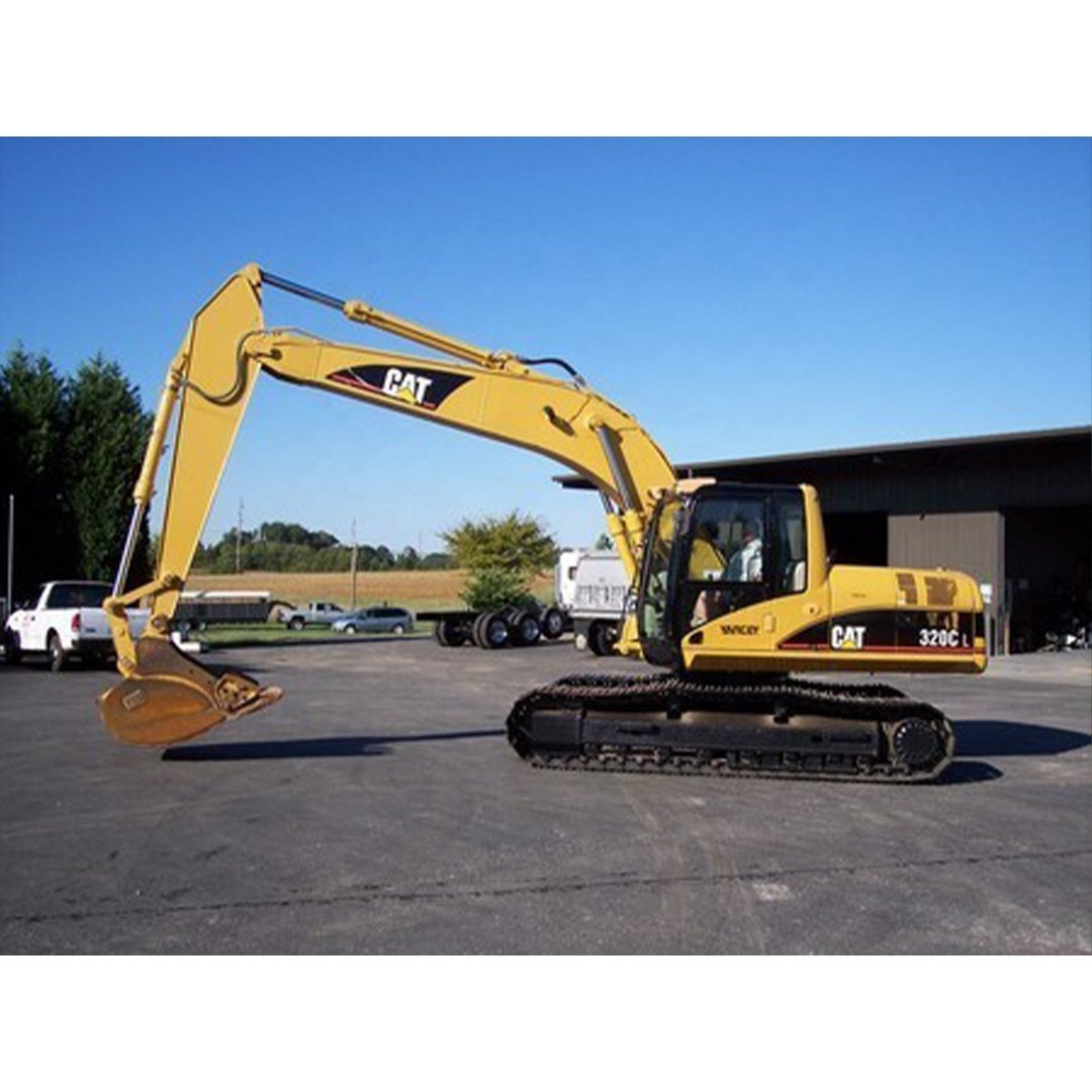 Original Used Excavator large 20 TON CAT 320C machinery secondhand with good working performance