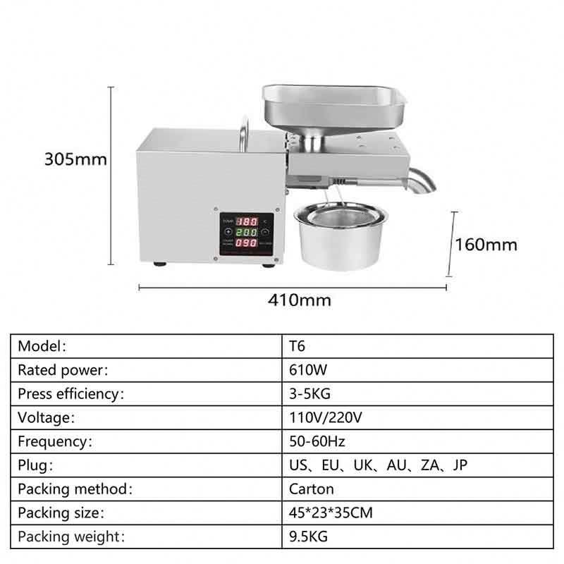 Widely used screw oil press machine sunflower ground nuts cooking oil processing machines