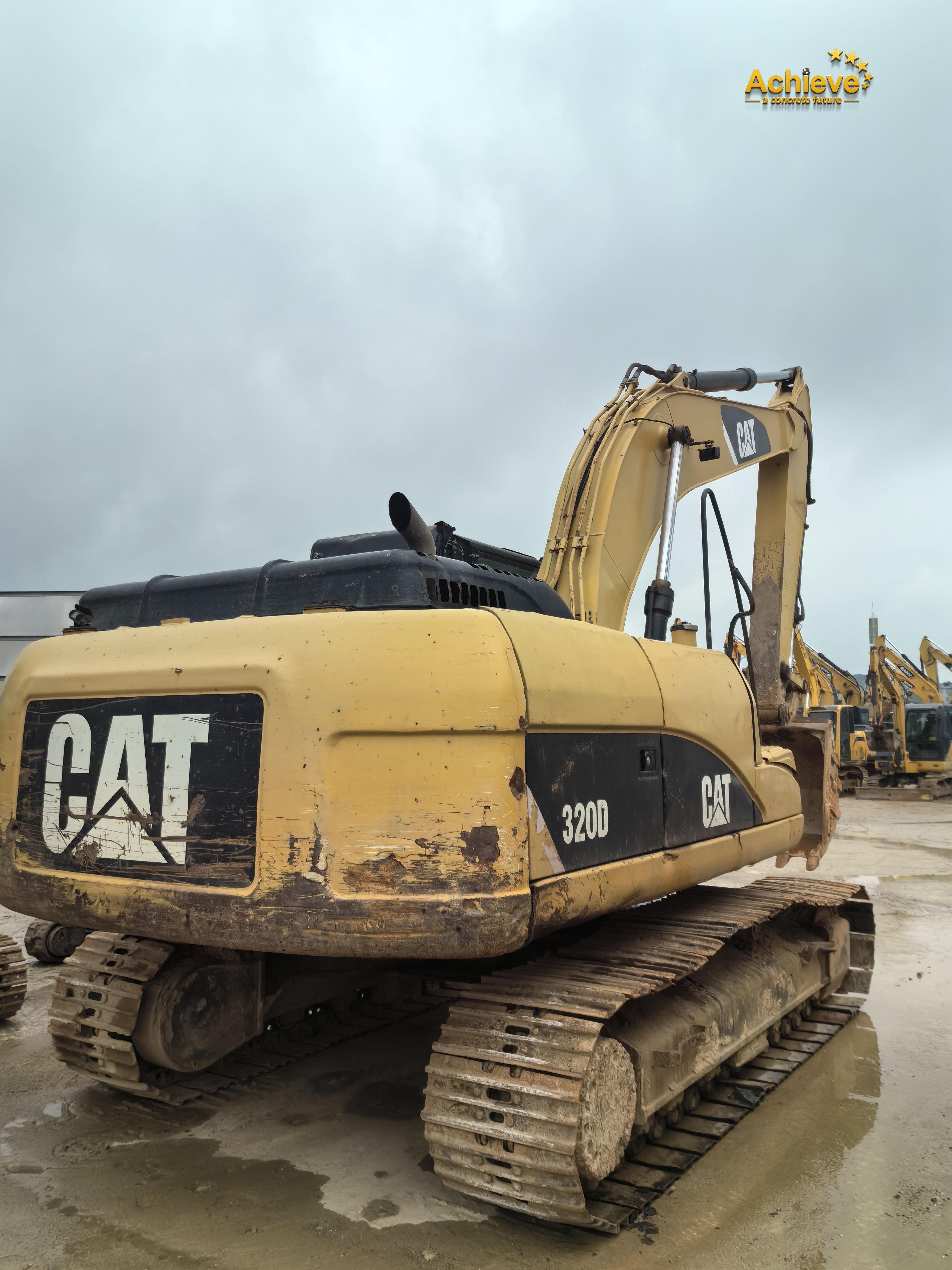 ACHIEVE Used Cat 320 Bucket Heavy Duty 1.19 M (1.56 Yd Digger Machinery With Cheap Price For Sale Medium Tracked Excavators