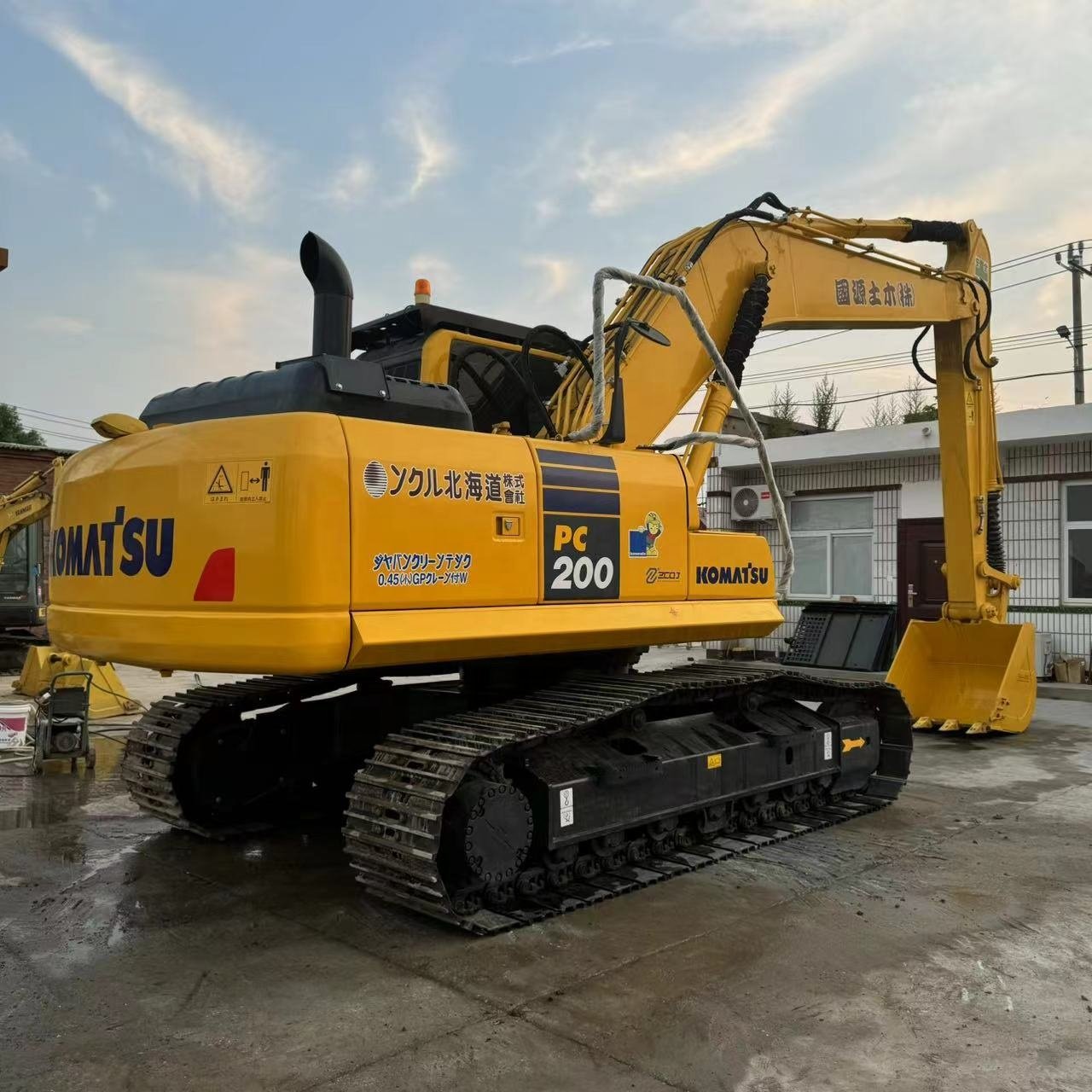Factory Price second-hand Komatsu PC200 crawler excavator with Low Price used Komatsu PC200 digger cheap in stock
