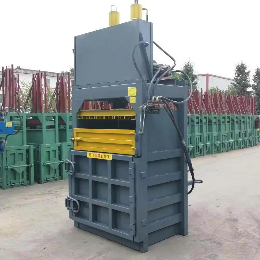 Plastic Box Packaging Cardboard Compactor Prices Baling Machine Waster Cartons Bottle Press Vertical Hydraulic Baler Machine