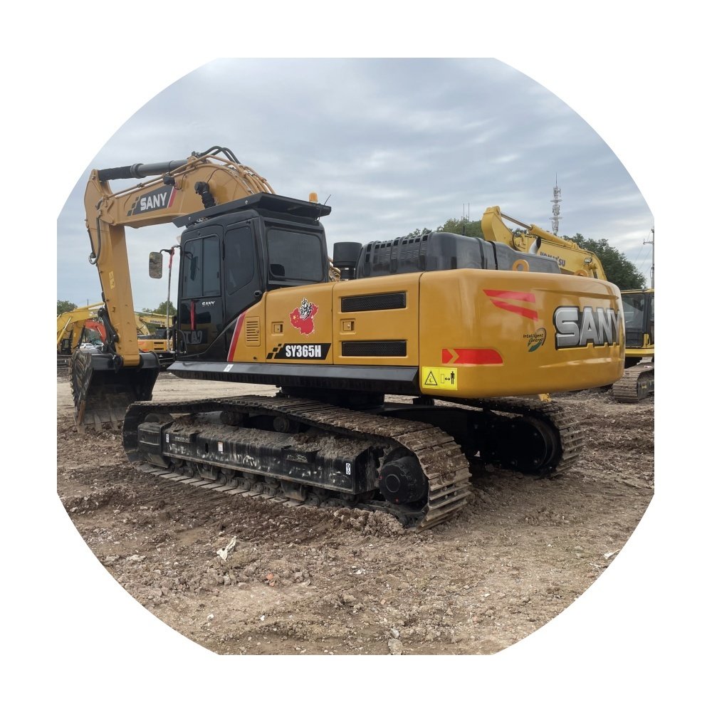 used large excavator sany 365h on sale with low working hours secondhand large digger sany 365h in good conditi