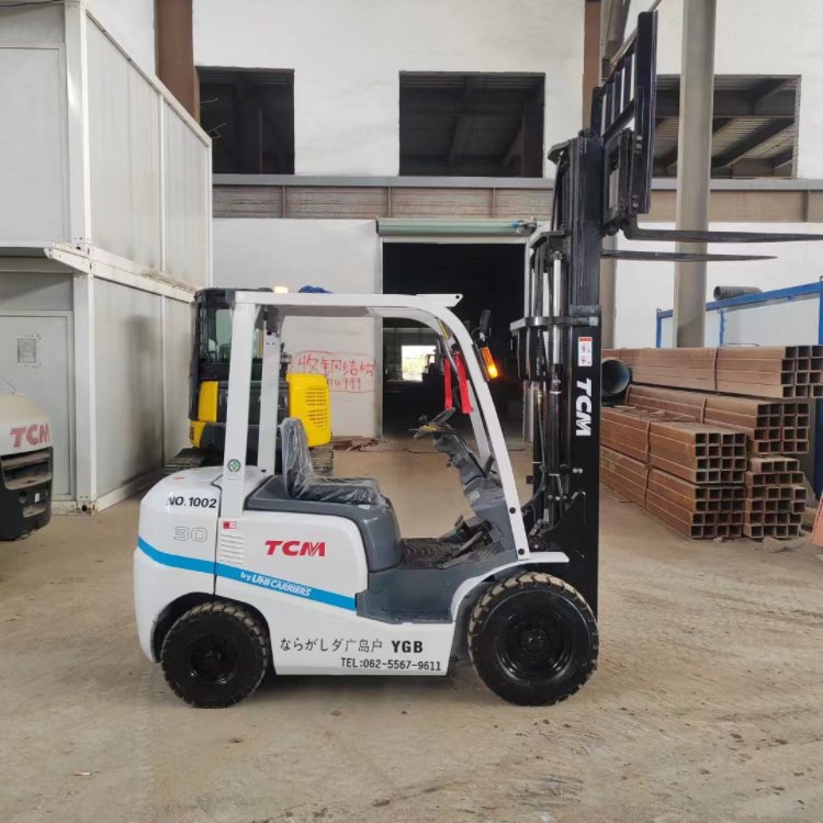 Electric diesel 3 tons, using TCM second-hand forklift 3.5 tons