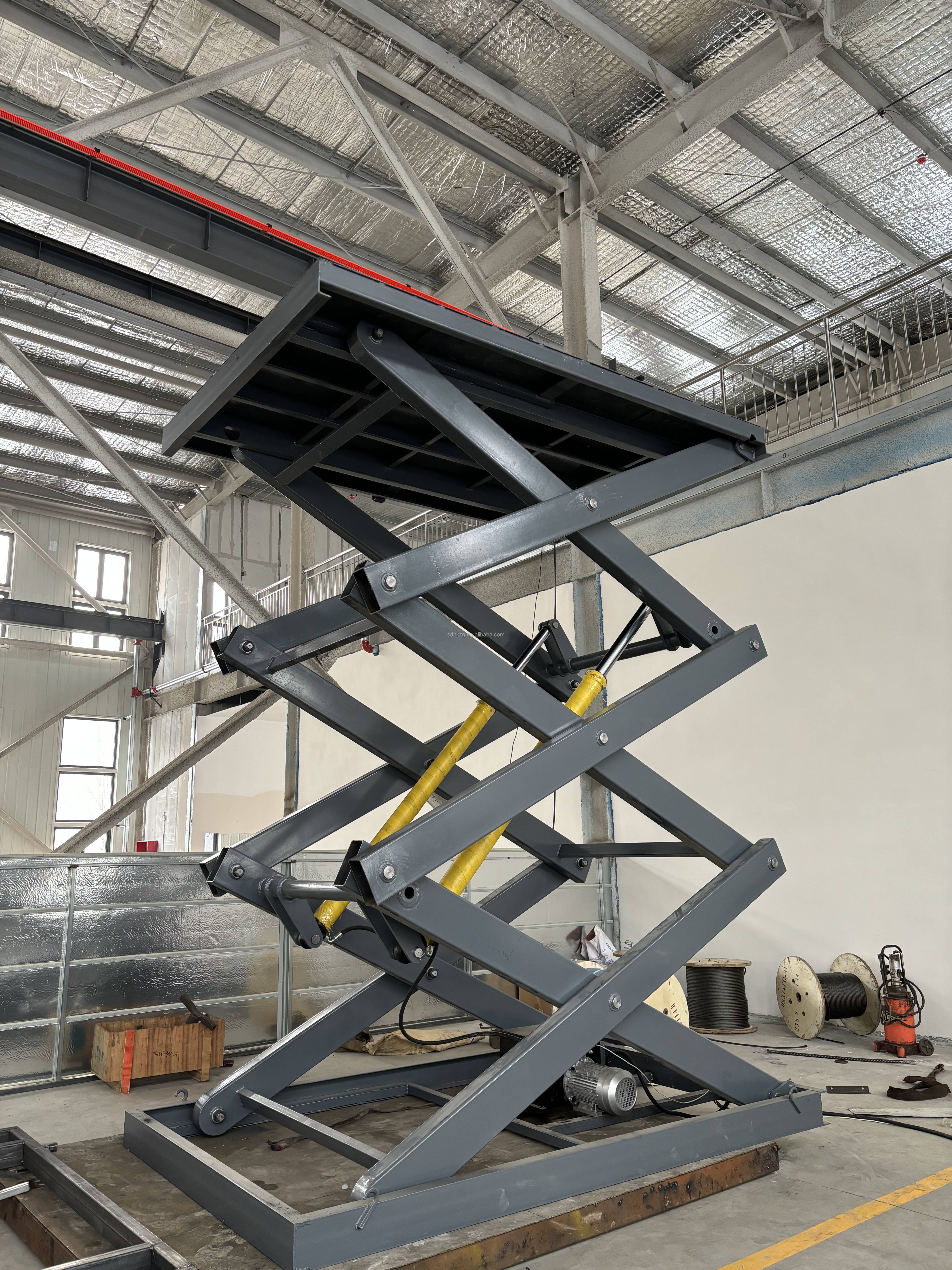 scissor electric lift platform car lift table 2m 3m 500kg hydraulic lift