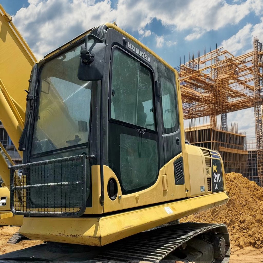 ACHIEVE Used Komatsu Pc210 Bore*Stroke 107*124Mm New Design Used Engineering & Construction Machine Standard Crawler Excavators