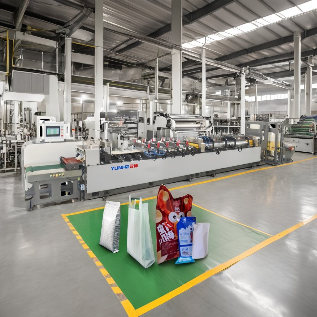 Automatic Snack Self Stand up Pouch Plastic Bag Box Making Machine Food Retail Industries Used Motor Engine Safety Manufacturing