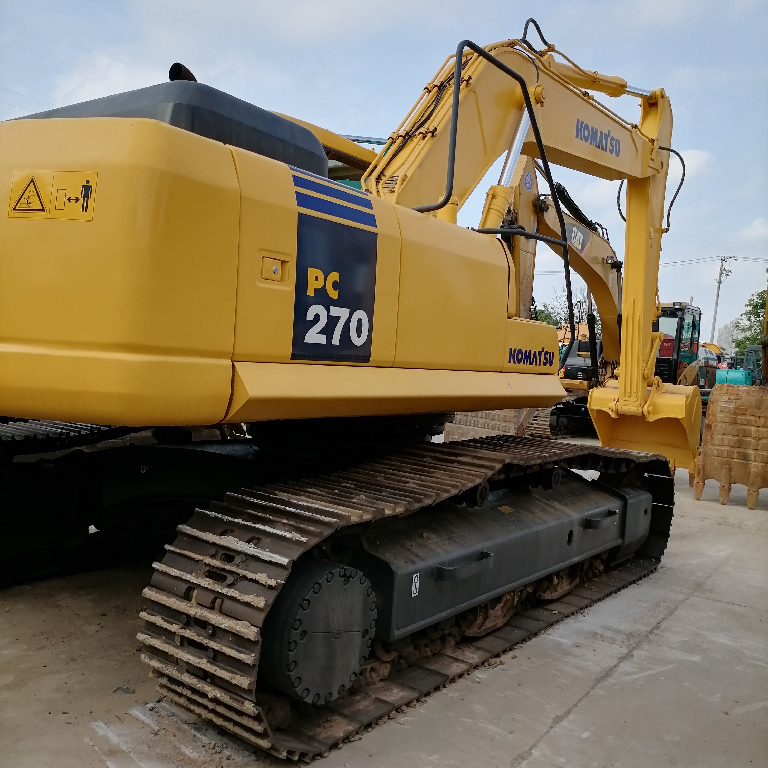 High performance excavator pc270 Used komatsu digger in great condition on sell
