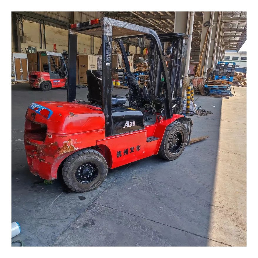 Chinese brand Hangzhou A30 3 tons mini diesel forklift small hangcha forklift for sale