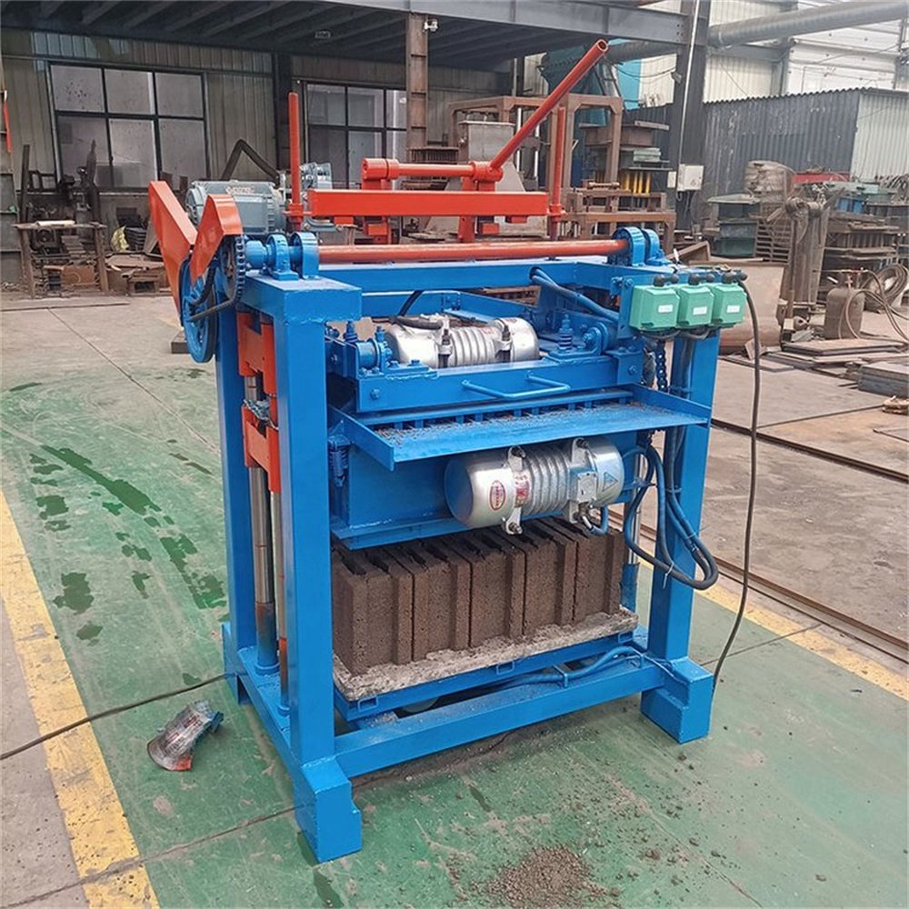 Widely Used QTJ4-35A brick making machinery concrete block machine manual mud brick making machine