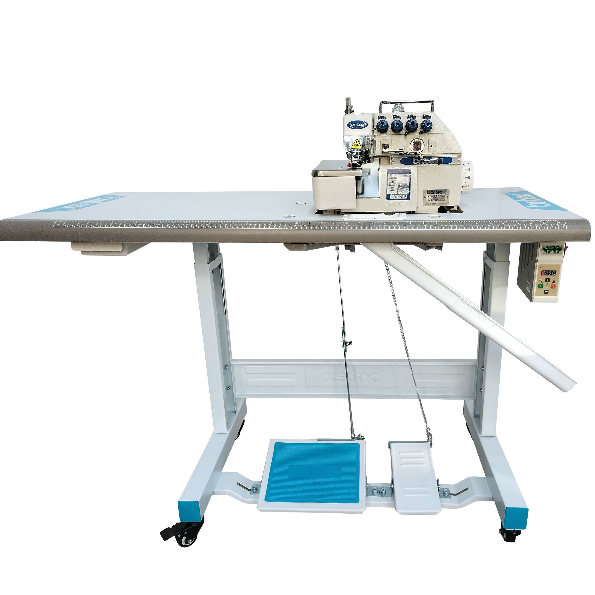 Hot Selling Britex 747 high Speed Four 4 Thread overlocker Industrial Overlock Sewing Machine