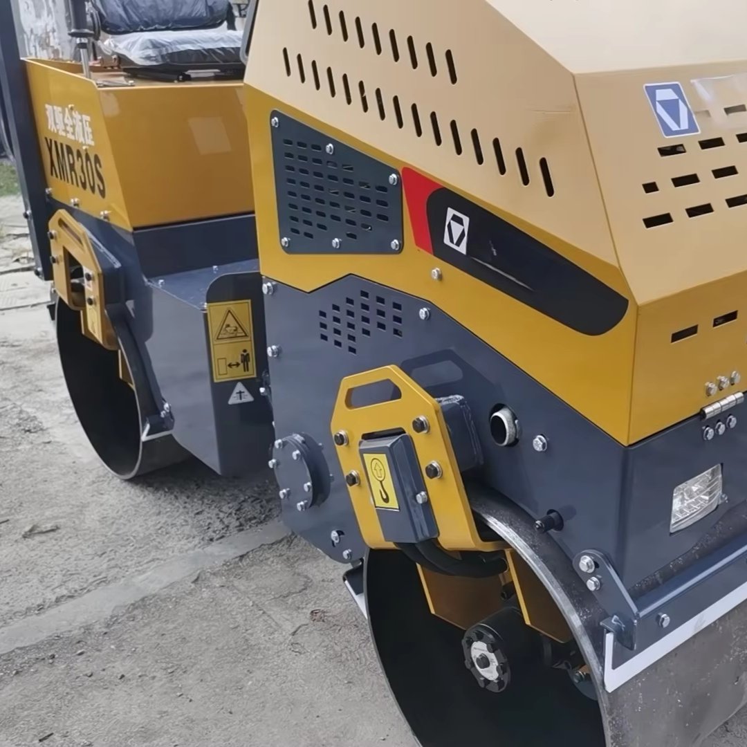 3ton Mini Road Roller XMR30S 90% New Construction Machinery 22kw Deutz Engine with Bearing Pump Hot Sale Used Machine Low Price