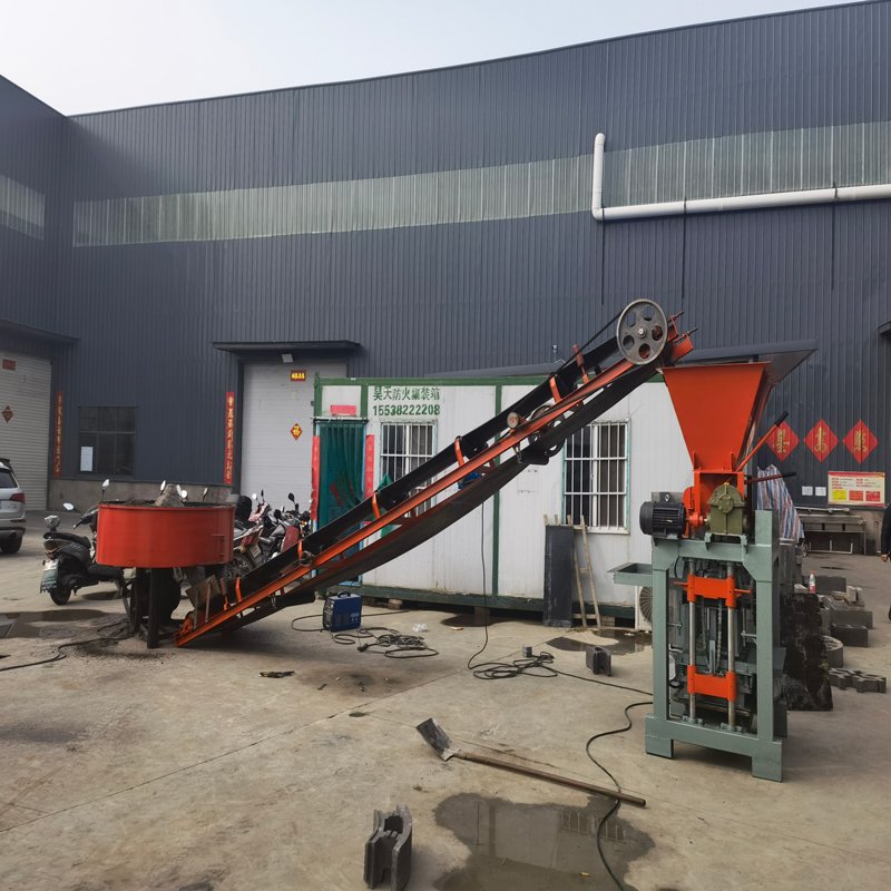Hot selling QMJ4-30 manual moulding solid used block mobil concrete hollow maker mini block making machine for sale