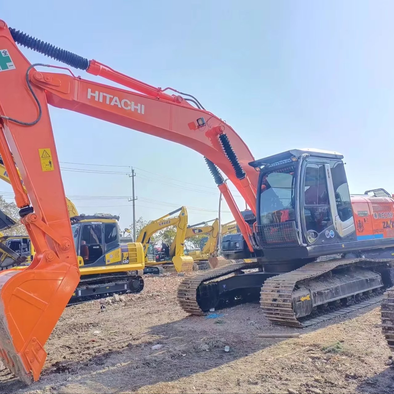 High Quality Used Excavator Hitachi ZX 200 Crawler Secondhand Machine Used Excavator