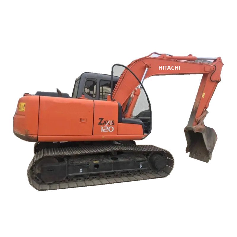 Low working hour used 12ton excavators Hitachi Zaxis 120 ex120 crawler digger excavator with nice condition