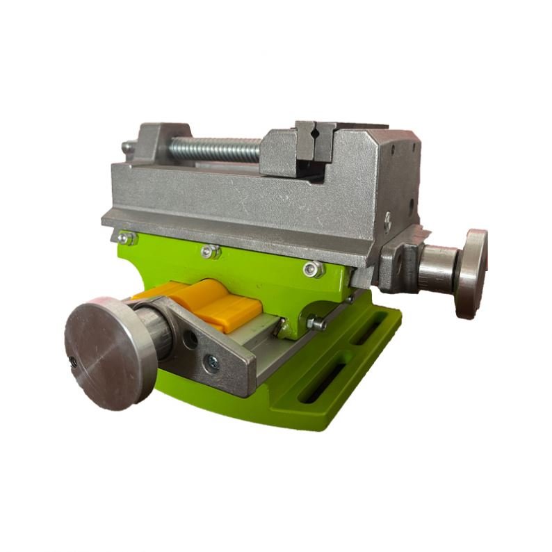 Precision Heavy Duty Cross-nose Pliers Bench Drilling Machine Cross Slide Vise Vice Table Compound Worktable Bracket for Milling
