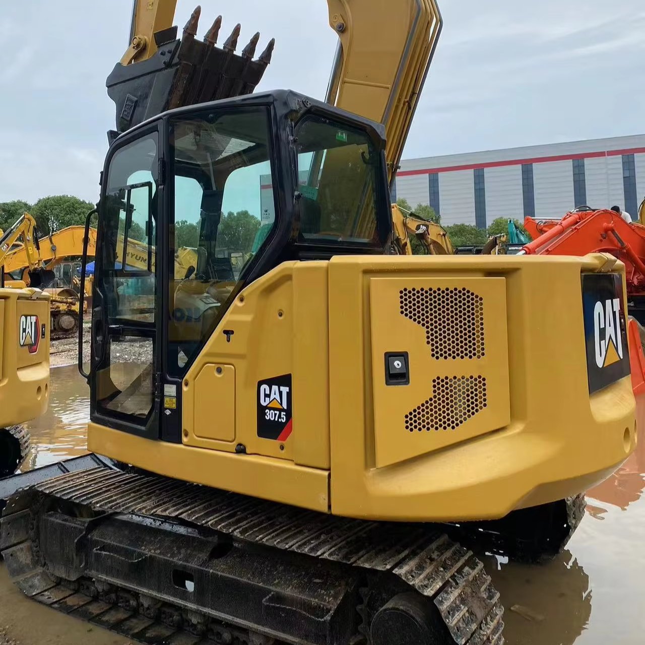 Cat 304 303.5 Cat 307.5 307 307d 307e2 308 306 305.5 Excavator With Dozer,Japan Mini Excavadora Caterpillar 307.5 Fit Farming