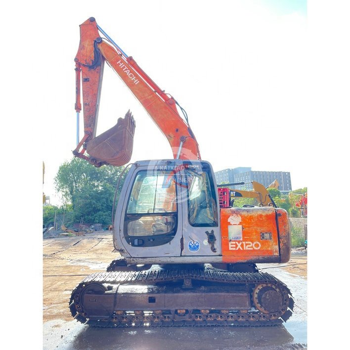 High-quality construction machinery Original Paint Japan 12ton Used Hydraulic Crawle Excavator HITACHI EX120 digger for sale