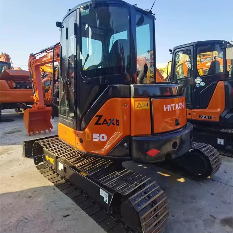Original Japanese used excavators mini excavators second hand Hitachi ZX 50U-3F good condition in stock for sale
