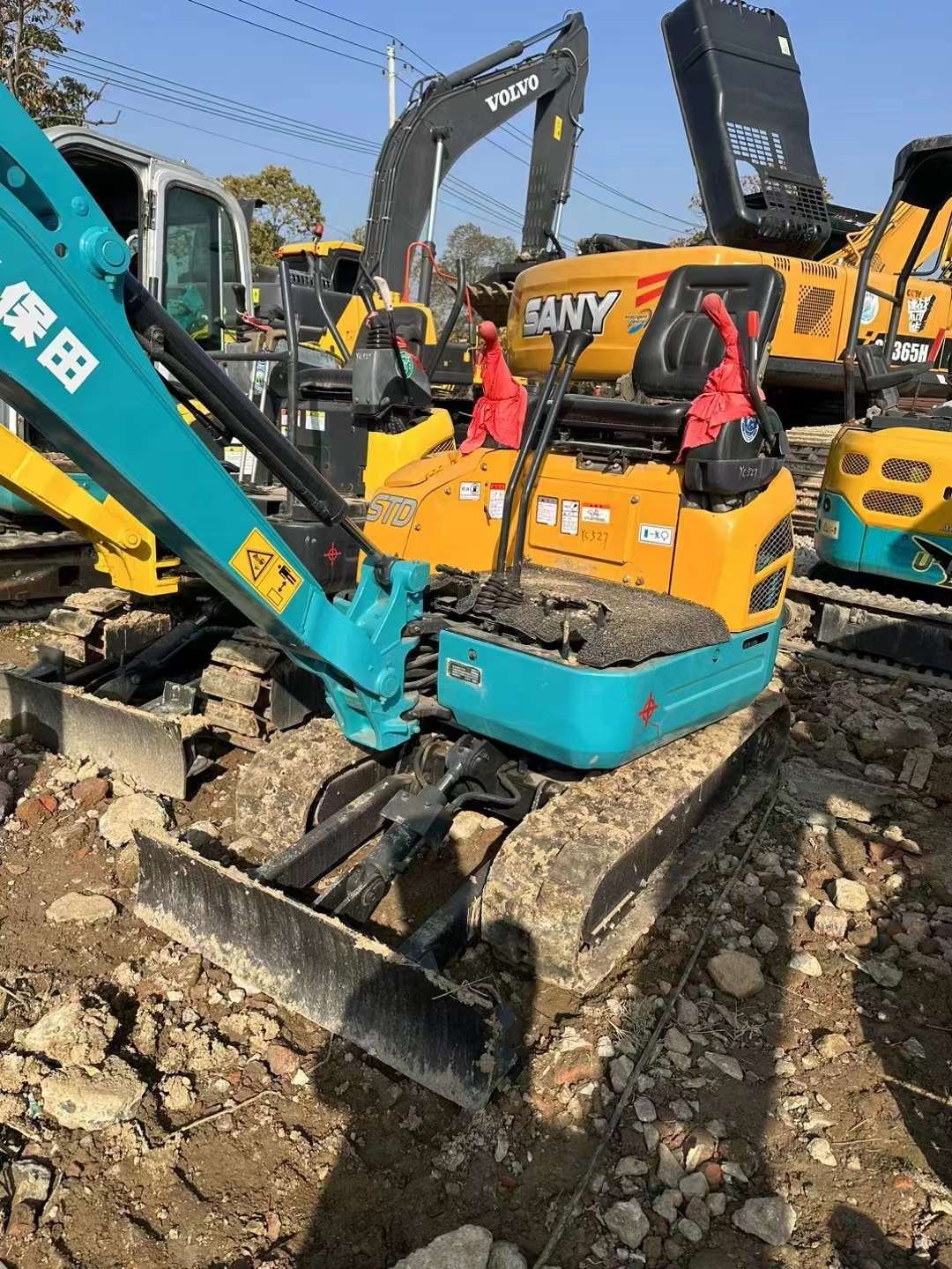 Mini Kubota Engine Excavator 10ton-15ton New Wheel Digger Farm Used 14ton Machine with