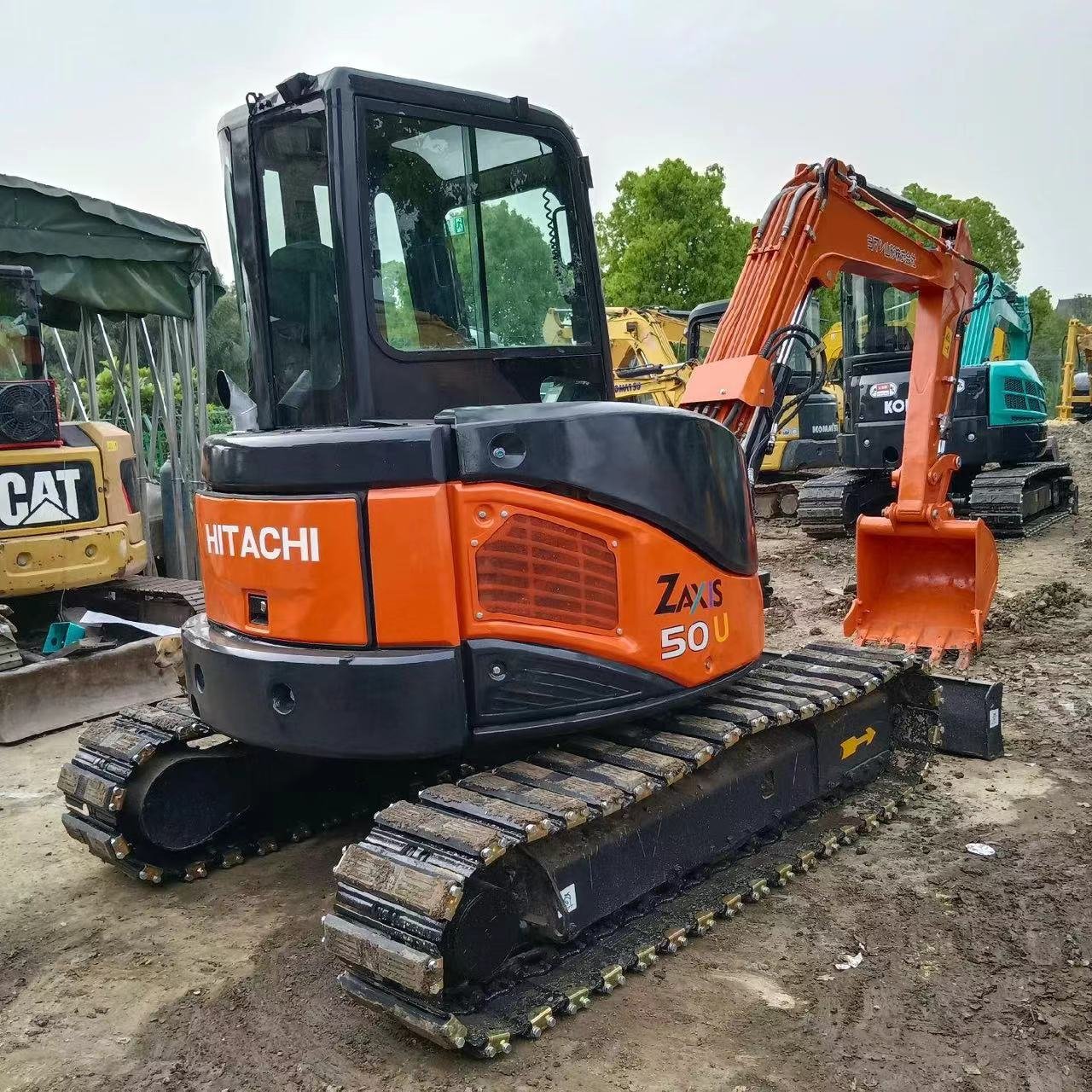 High Quality Used Hitachi Zx50u 5ton Excavator Machine for Sale 5 Ton Hitachi 50 Excavator Original Condition