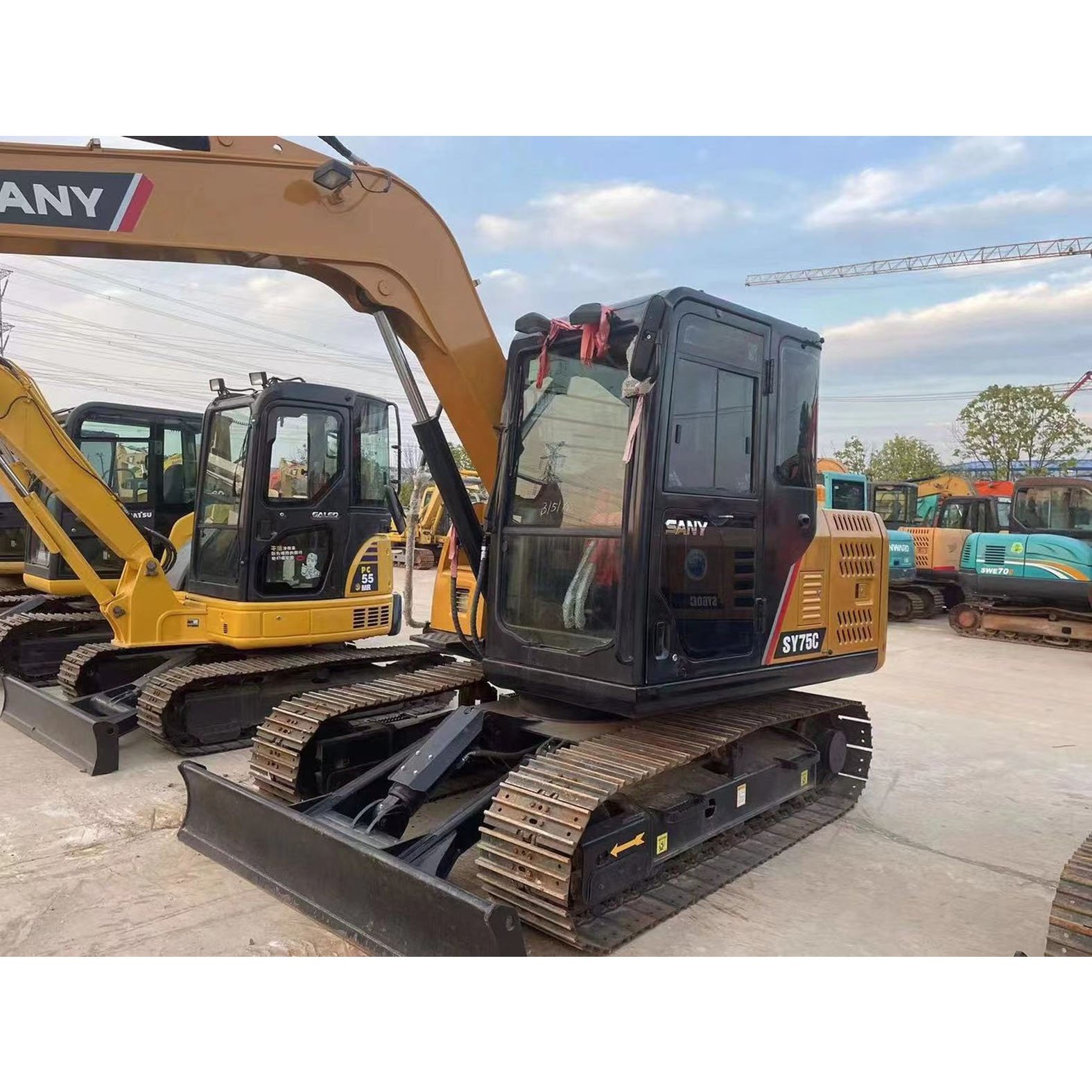 Original China fashionable good condition SANY 75C used excavator with cheaper price second hand SANY 75C excavator