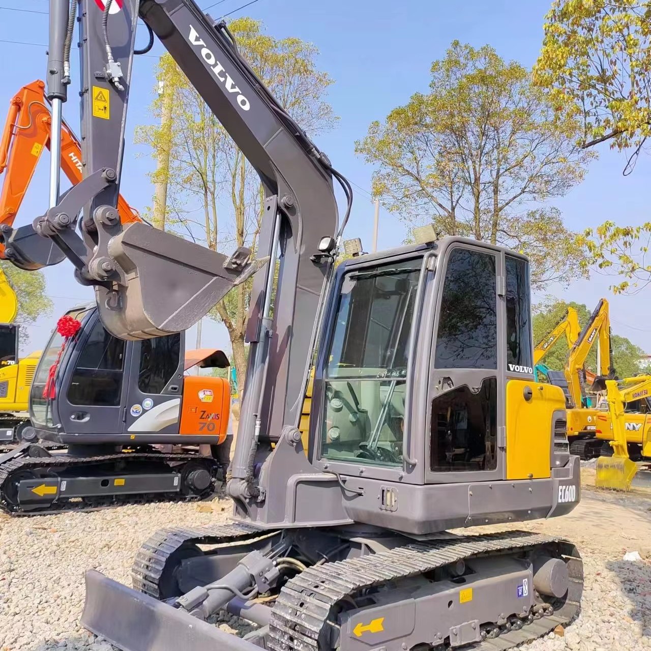 Original 6T Volvo EC60 Used Excavator Used mini Volvo excavator earth moving machine at low price