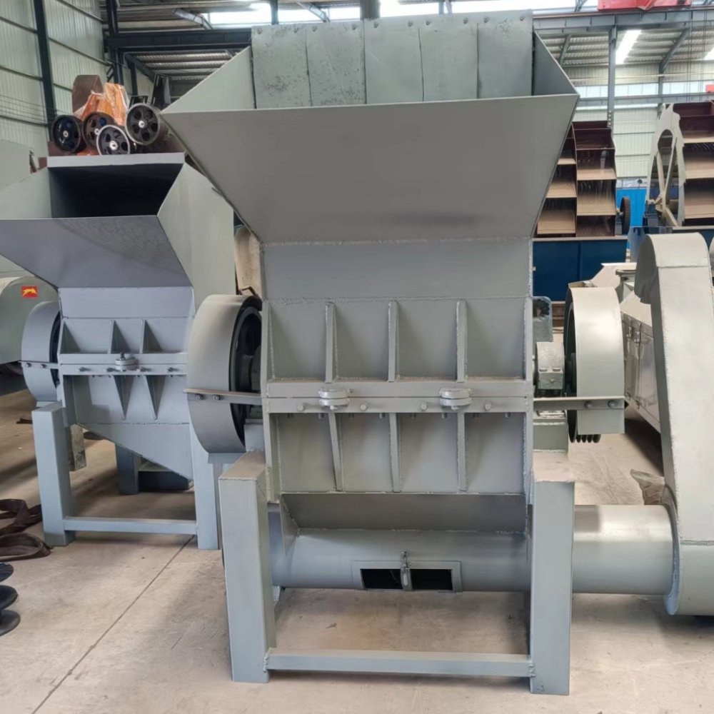 pe pp pvc pet waste crushing machine plastic industrial shredder 15 hp claw type plastic recycling machine
