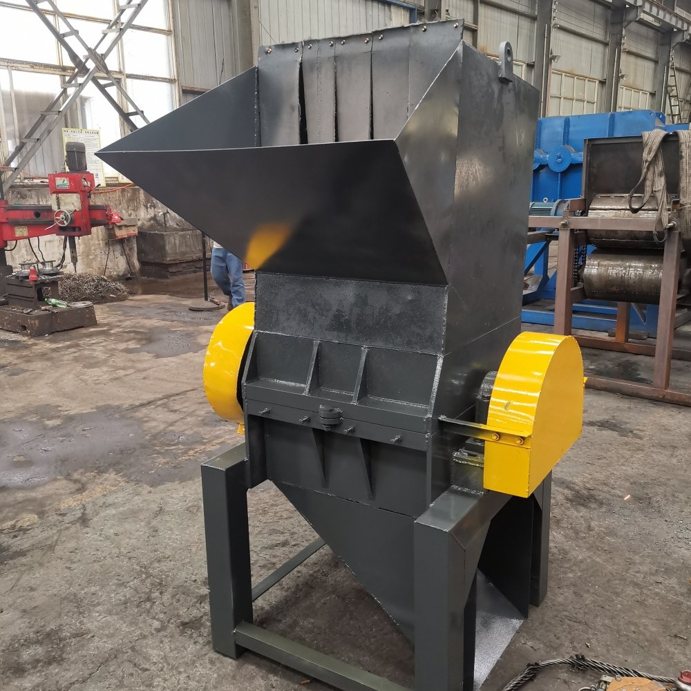 pe pp pvc pet waste crushing machine plastic industrial shredder 15 hp claw type plastic recycling machine