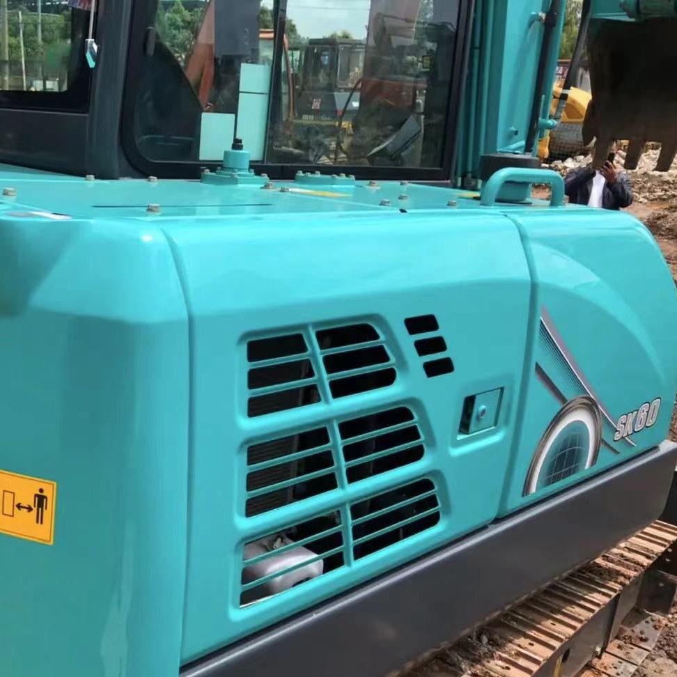 Kobelco SK60 SK75 Mini Excavator Machine Long-Lifetime 5-6ton Earth Moving Digger Capabilities Used Construction Machinery