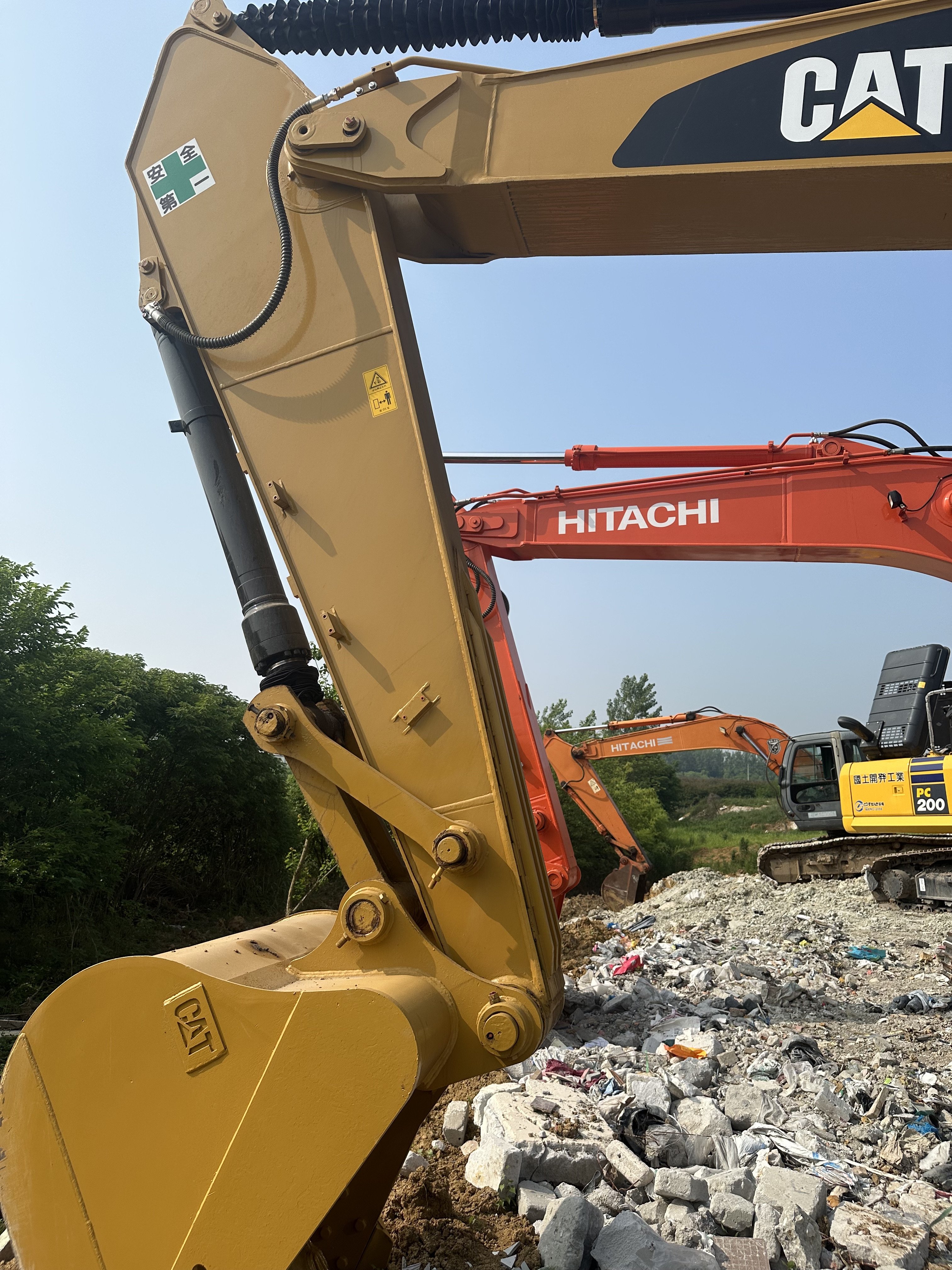 Cheap used Caterpillar CAT 329DL 329D 329 29 ton excavator machine digger CAT329 CAT329D price for sale