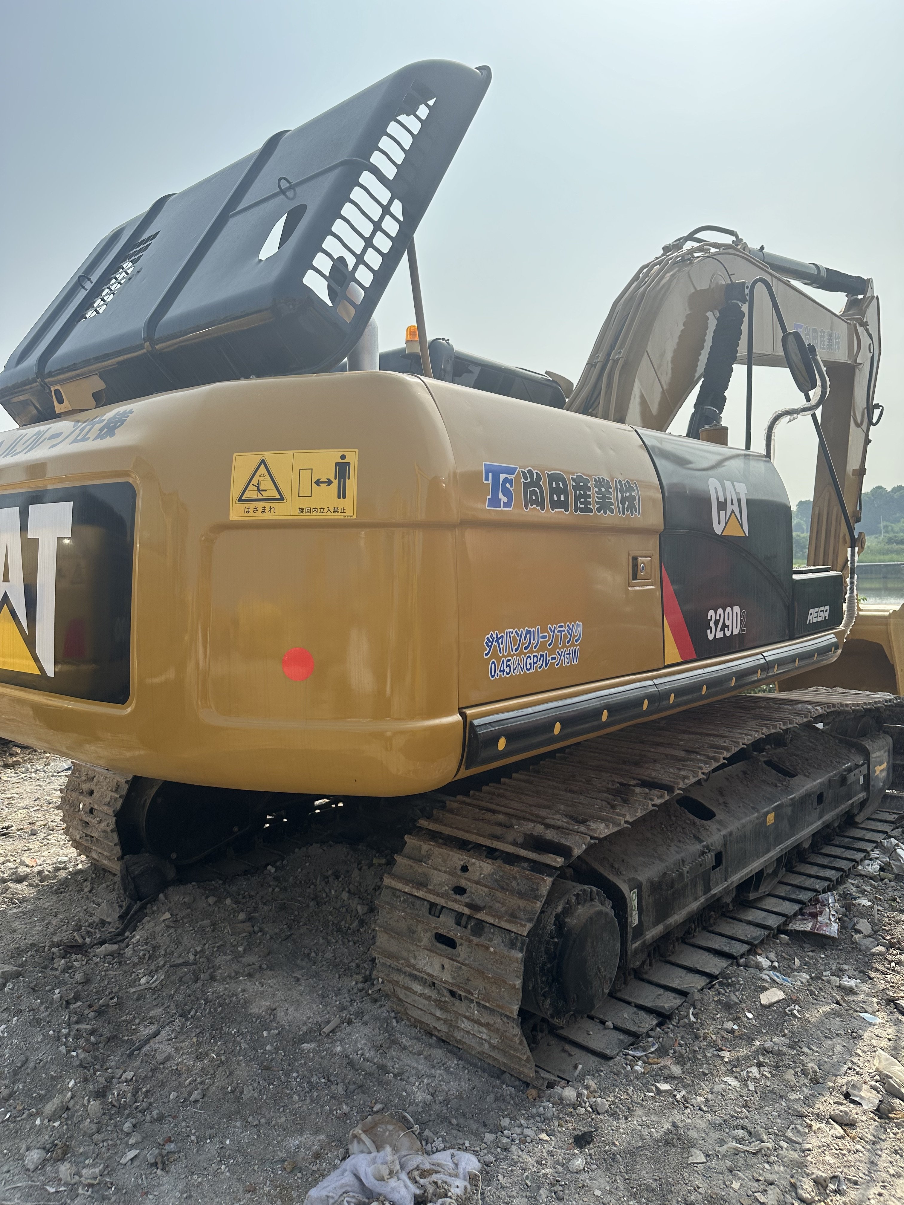 Cheap used Caterpillar CAT 329DL 329D 329 29 ton excavator machine digger CAT329 CAT329D price for sale