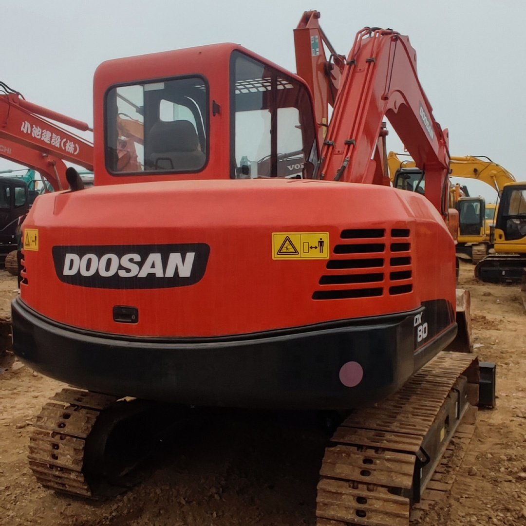 Hot Sale Doosan DX80 8TON South Korean Made 8ton 7ton Used Excavator with Low Working Hours