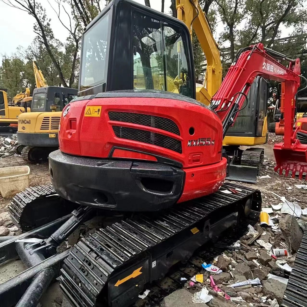 Second Hand Kubota Kx155 Excavator Original Japan Low Price Earth Digger Machine Used Kubotakx155 for Sale
