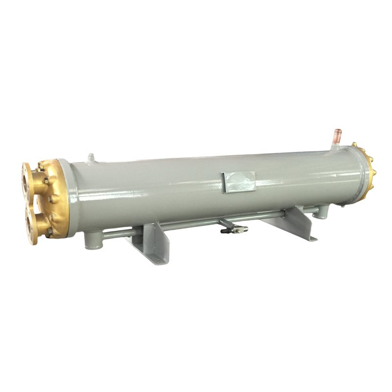 Bitzer's Used Semi-Hermetic Shell Tube Water-Cooled Condenser Copper Material Construction Cooling Unit