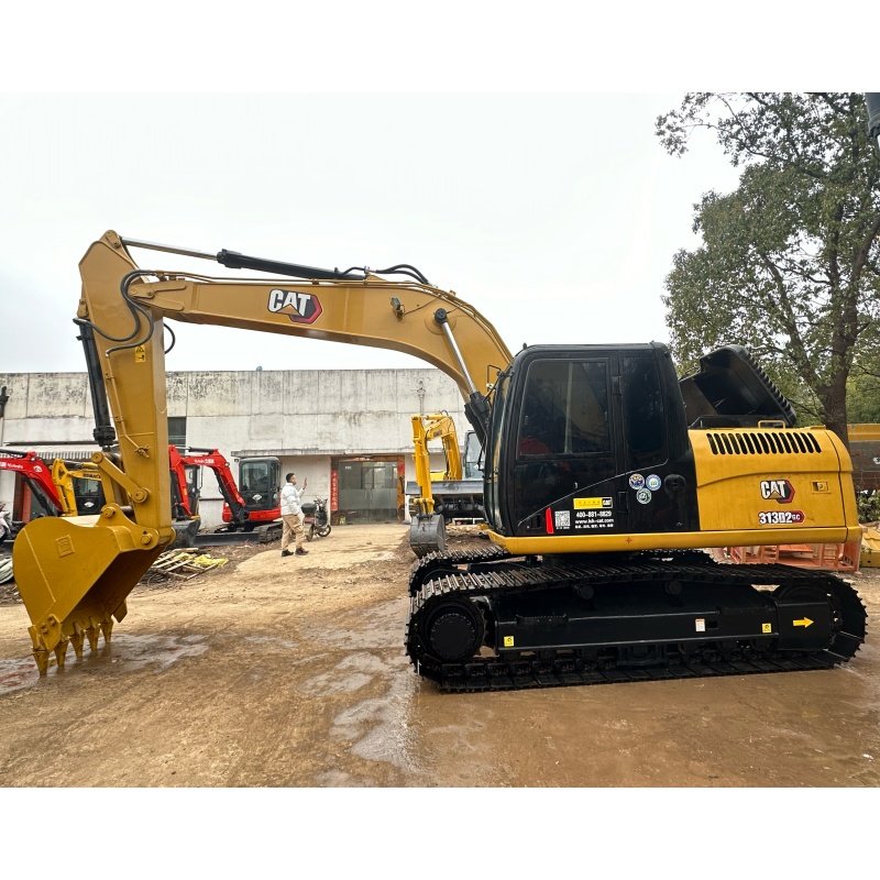 Hot Sale Used Cat 313D2 Excavator 13 TON Japan Original Building Construction Machine FOR SALE