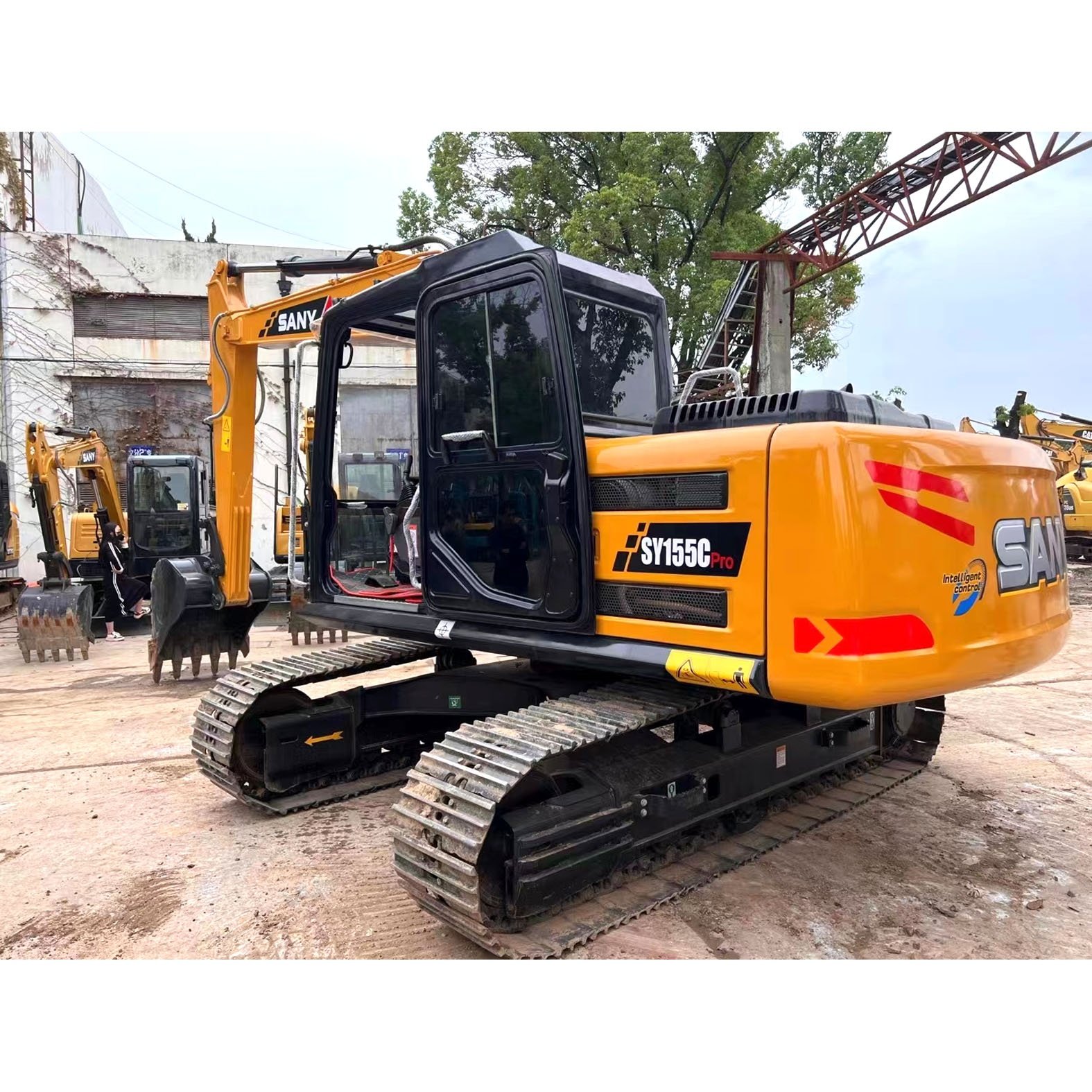 Second Hand SANY 155C pro Excavator Earth Digger Machine Good Condition Low Price Used Sany 155cpro 155C Excavator in sale
