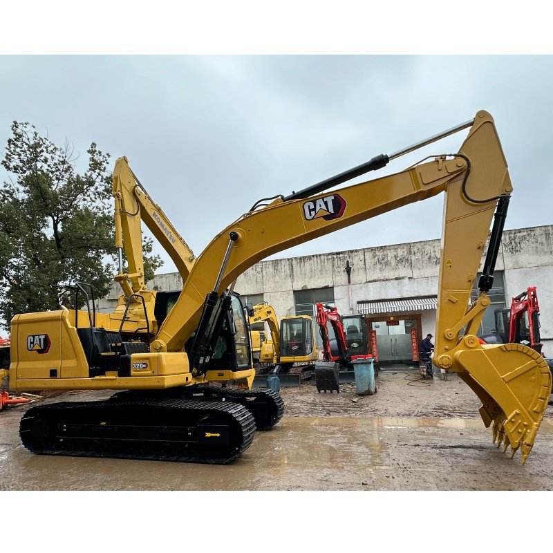 cheap 20 ton 90% new second hand good condition 2022 crawler digger machine high quality low price used excavator cat 320 GC