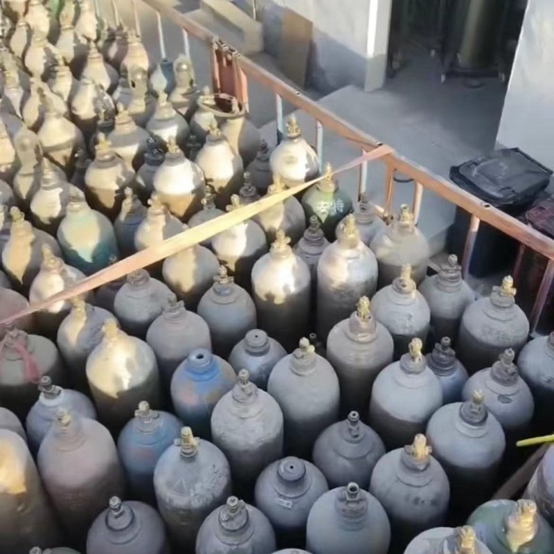 Used oxygen, nitrogen, and argon cylinders with low quality
