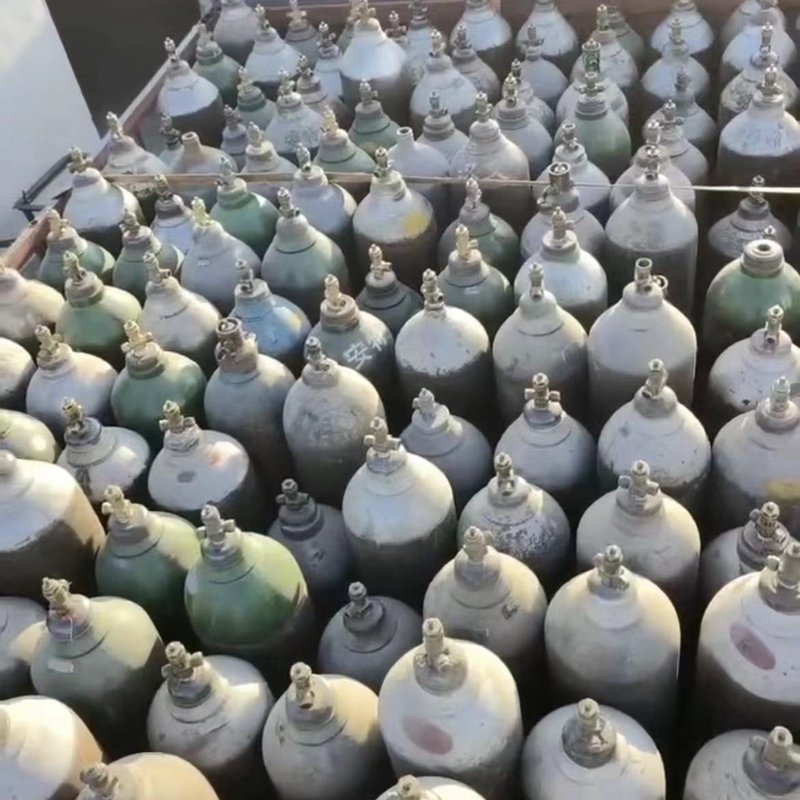 Used oxygen, nitrogen, and argon cylinders with low quality