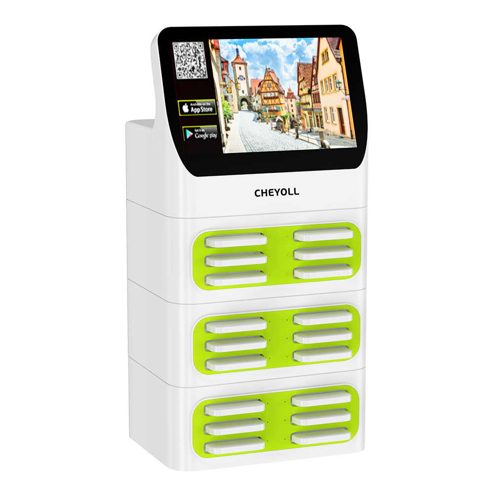 2024 new tendency 5000mah advertising sharing pos power bank rental charging station used for coffee bar restaurant