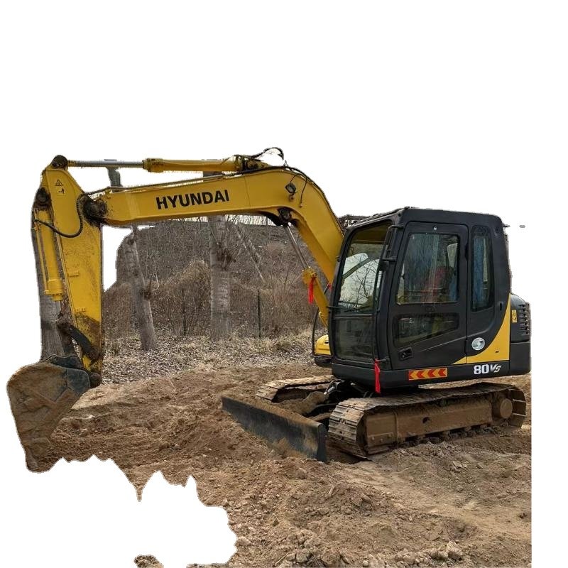 Hot boutique used excavator HYUNDAI 80 to provide quality assurance car condition first-class