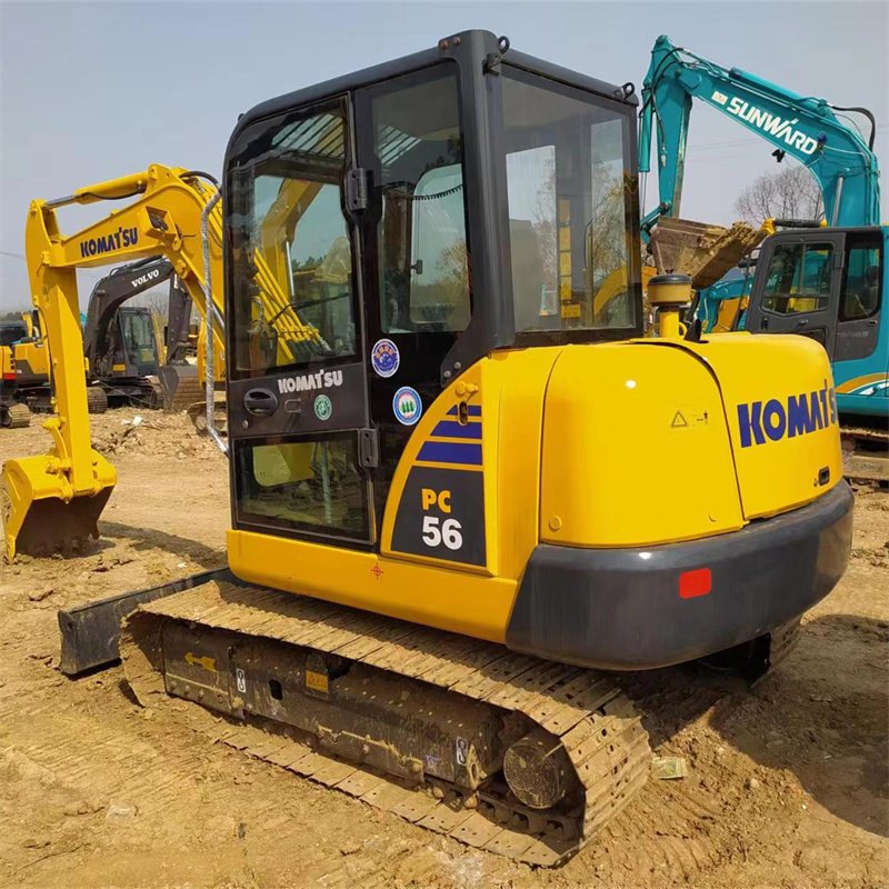 Nice performance original design used excavator machine komatsu pc56 used excavators for sale